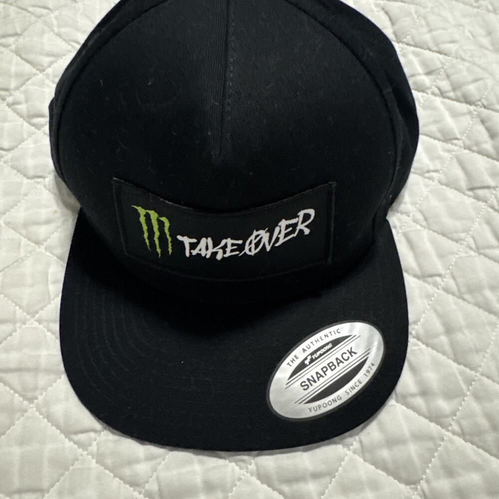 Monster takeover snapback hat